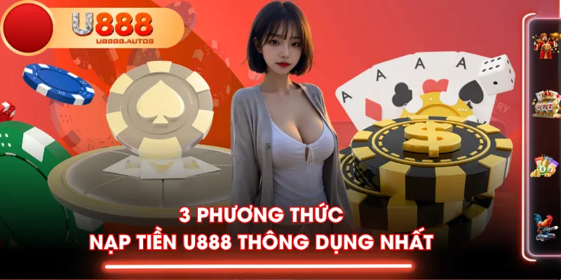 3 phương thức nạp tiền U888 thông dụng nhất