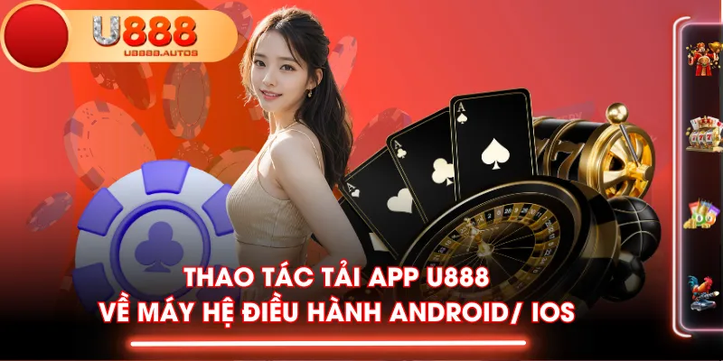 Thao tác tải app U888 về máy hệ điều hành Android/ IOS